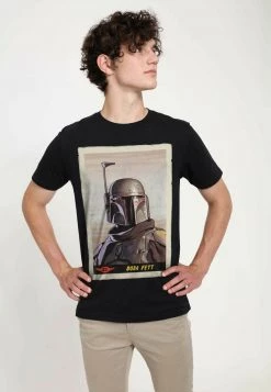 Henry Tiger Unisex STAR WARS - T-Shirt Print - Black