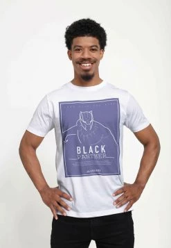 Henry Tiger Unisex MARVEL AVENGERS CLASSIC - PANTHER DEFINITION - T-Shirt Print - White