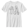 Henry Tiger Unisex MARVEL SIMPLE INK - T-Shirt Print - White