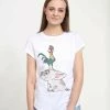 Henry Tiger Damen PIXAR MOANA - PUA - T-Shirt Print - White