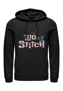 Henry Tiger DISNEY CLASSICS UNISEX STITCH WITH LOGO - Kapuzenpullover - Black