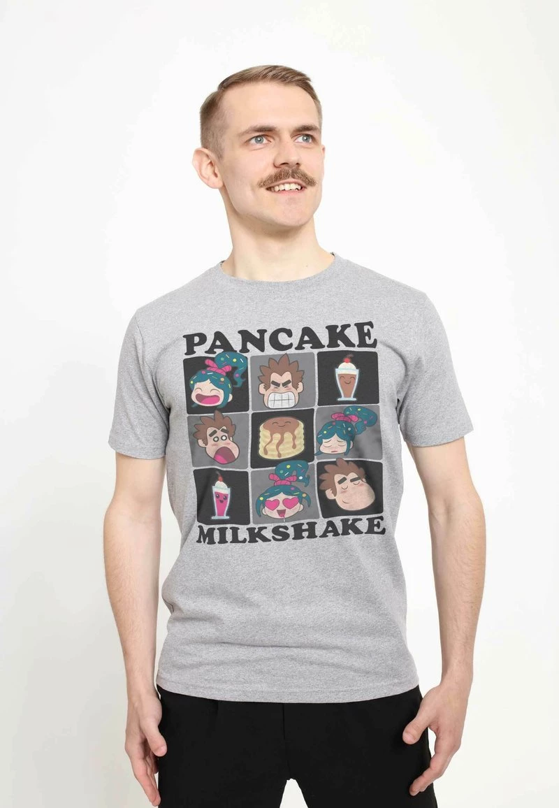 Henry Tiger Unisex DISNEY WRECK-IT RALPH 2 - MILKSHAKE SQUARED - T-Shirt Print - Melange Grey 1 Henry Tiger Unisex DISNEY WRECK-IT RALPH 2 - MILKSHAKE SQUARED - T-Shirt Print - Melange Grey