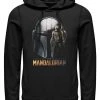 Henry Tiger Unisex STAR WARS MANDO HEAD - Kapuzenpullover - Black