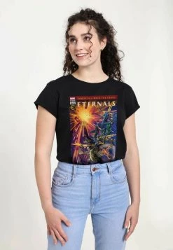 Henry Tiger Unisex MARVEL ETERNALS ISSUE - T-Shirt Print - Black -Günstiges Henry Tiger Geschäft c37a4a5795ef40bf999e14250714f219