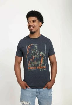 Henry Tiger STAR WARS: CLASSIC - VADER CHOKE - T-Shirt Print - Melange Black | Unisex -Günstiges Henry Tiger Geschäft c3cfa08a7d1c49fd8504385b558ab3d7