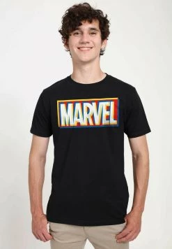 Henry Tiger Unisex MARVEL OTHER - MARVEL OFFSET - T-Shirt Print - Black