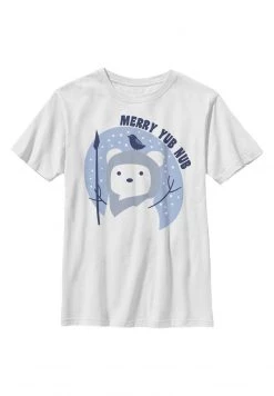 Henry Tiger STAR WARS MERRY YUB NUB - T-Shirt Print - White | Unisex