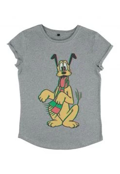 Henry Tiger Damen DISNEY CLASSICS MICKEY CLASSIC - PLUTO HOLIDAY COLORS - T-Shirt Print - Melange Grey -Günstiges Henry Tiger Geschäft c496a2b6f48045998b6dcedcde25e9c9