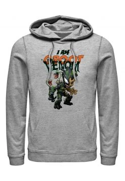 Henry Tiger Unisex MARVEL I AM GROOT - Kapuzenpullover - Melange Grey