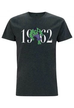 Henry Tiger Unisex MARVEL AVENGERS CLASSIC - HULK SIXTY TWO - T-Shirt Print - Melange Black -Günstiges Henry Tiger Geschäft c572647e7120426aabe8f9a0169cf702