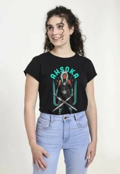 Henry Tiger Damen STAR WARS AMONGST THE STARS - T-Shirt Print - Black 9 Henry Tiger Damen STAR WARS AMONGST THE STARS - T-Shirt Print - Black -Günstiges Henry Tiger Geschäft c5b6f38ae9ef4deaaf222b786574b4a2