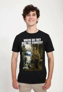 Henry Tiger Unisex HIDDEN COOKIES - T-Shirt Print - Black