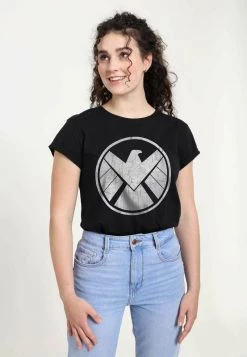 Henry Tiger Damen MARVEL OTHER - CRUSTY SHIELD - T-Shirt Print - Black 9 Henry Tiger Damen MARVEL OTHER - CRUSTY SHIELD - T-Shirt Print - Black -Günstiges Henry Tiger Geschäft c5fff0ed66c9413f9a7b012cb6a6af89