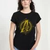Henry Tiger MARVEL AVENGERS CLASSIC - STEAMPUNK AVENGER - T-Shirt Print - Black | Damen