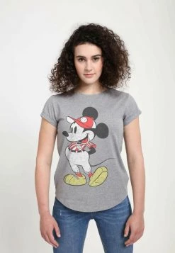 Henry Tiger DISNEY CLASSICS MICKEY CLASSIC - BASEBALL SEASON MICKEY - T-Shirt Print - Melange Grey | Damen