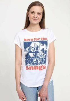 Henry Tiger STAR WARS: MANDALORIAN - THE SNUGS - T-Shirt Print - White | Damen -Günstiges Henry Tiger Geschäft c72dc7a28a044cf7b13bce501ff050f1