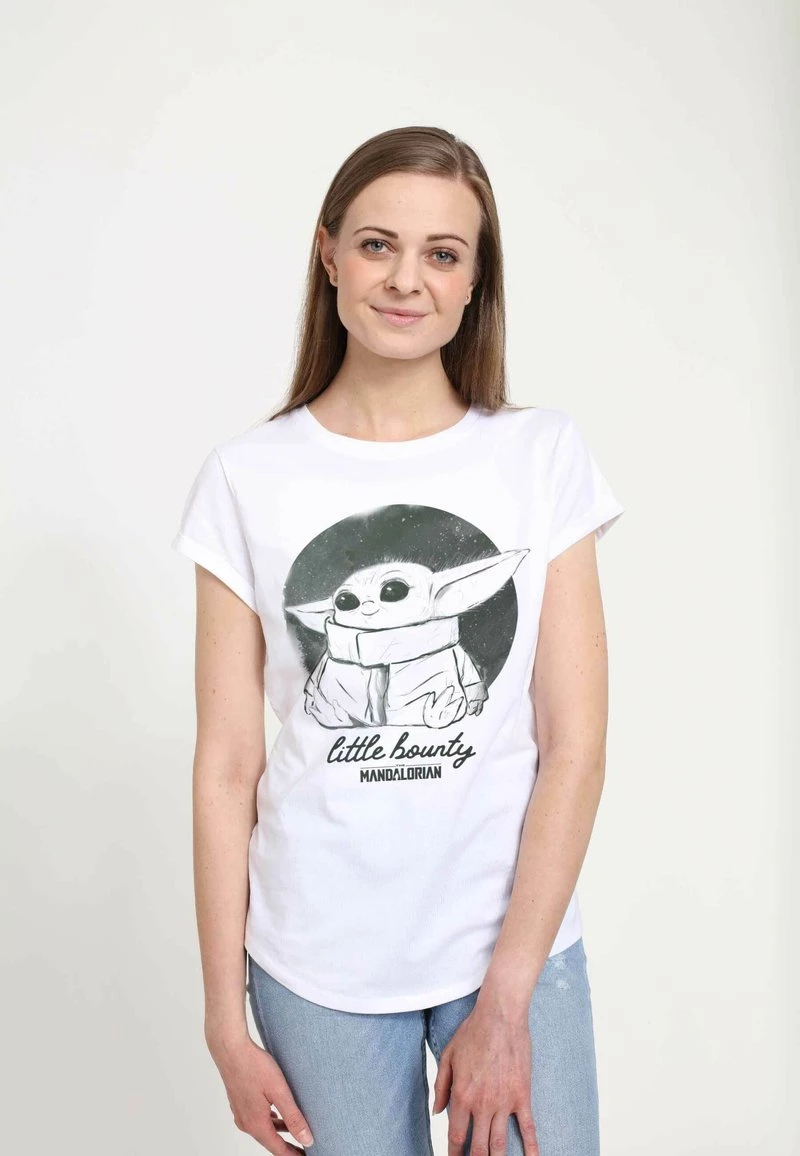 Henry Tiger Damen STAR WARS: MANDALORIAN - INK BABY - T-Shirt Print - White 1 Henry Tiger Damen STAR WARS: MANDALORIAN - INK BABY - T-Shirt Print - White