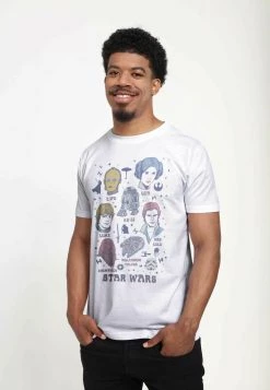 Henry Tiger STAR WARS UNISEX TEXTBOOK CHARACTERS - T-Shirt Print - White -Günstiges Henry Tiger Geschäft c7b30921765f451e9712c8cf81858497