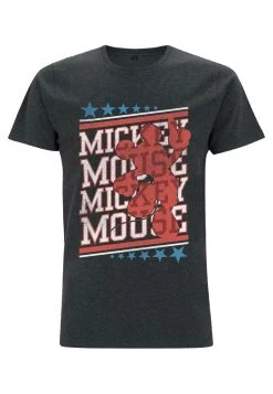 Henry Tiger DISNEY CLASSICS UNISEX MICKEY VINT STACKER - T-Shirt Print - Melange Black -Günstiges Henry Tiger Geschäft c860bc3224634154afc89f9f1cbd0f86