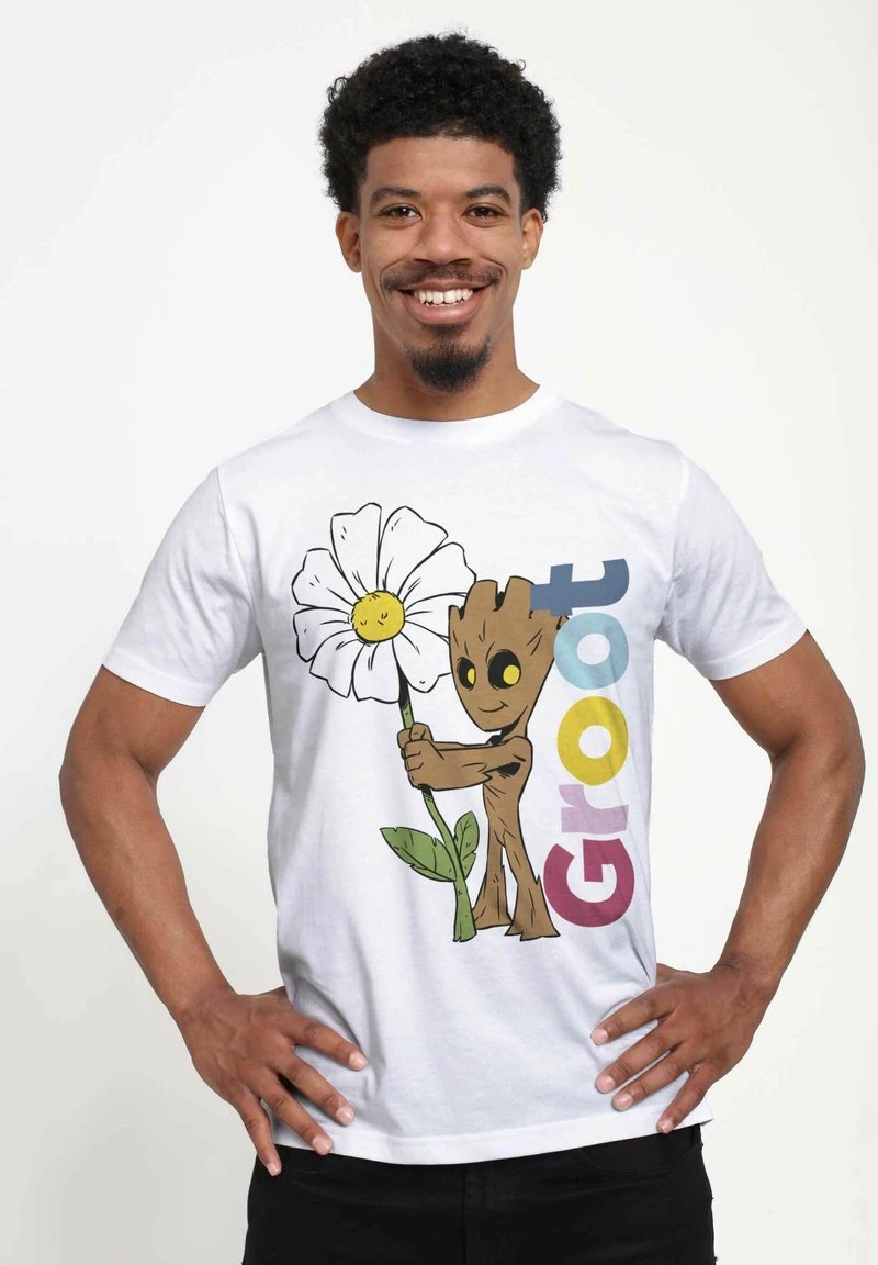 Henry Tiger Unisex MARVEL GUARDIANS OF THE GALAXY - GROOT OVERSIZE - T-Shirt Print - White 1 Henry Tiger Unisex MARVEL GUARDIANS OF THE GALAXY - GROOT OVERSIZE - T-Shirt Print - White