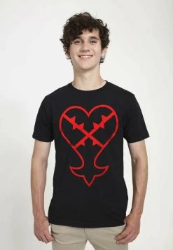 Henry Tiger DISNEY CLASSICS UNISEX HEARTLESS SYMBOL - T-Shirt Print - Black