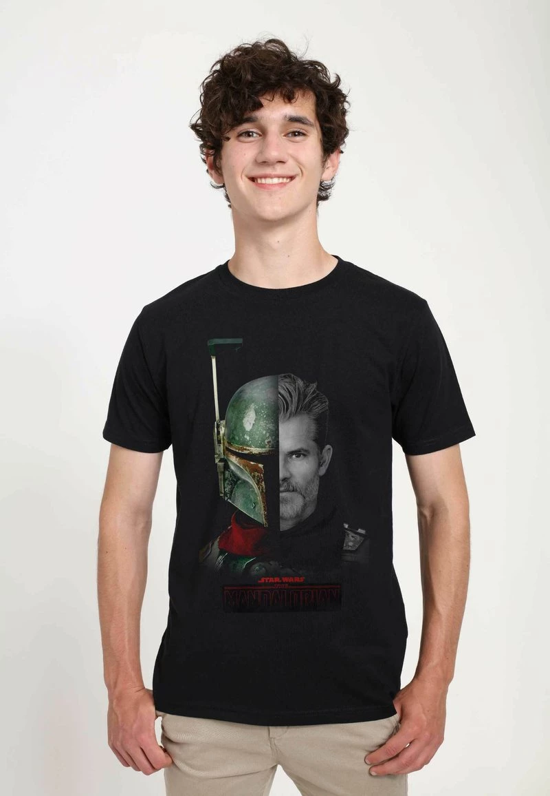 Henry Tiger Unisex STAR WARS: THE MANDALORIAN - MANDOMON EPI REELZ - T-Shirt Print - Black 1 Henry Tiger Unisex STAR WARS: THE MANDALORIAN - MANDOMON EPI REELZ - T-Shirt Print - Black