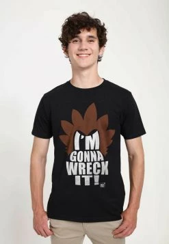 Henry Tiger Unisex DISNEY WRECK-IT RALPH 2 - WRECK HAIR - T-Shirt Print - Black