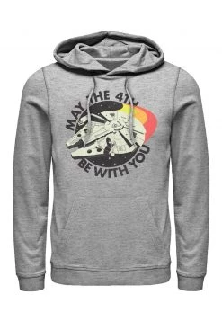 Henry Tiger Unisex STAR WARS - Kapuzenpullover - Melange Grey