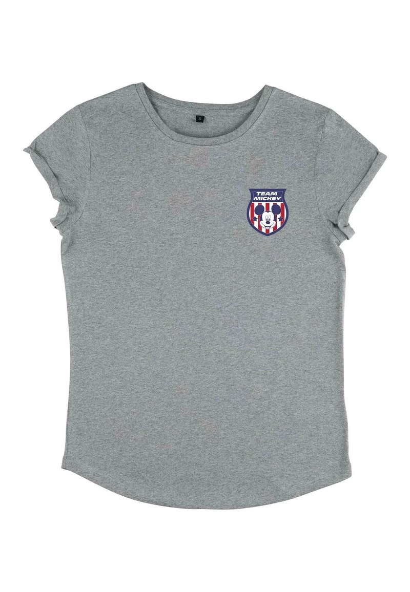 Henry Tiger DISNEY CLASSICS USA BADGE - T-Shirt Print - Melange Grey | Damen 4 Henry Tiger DISNEY CLASSICS USA BADGE - T-Shirt Print - Melange Grey | Damen – Bild 4