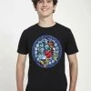 Henry Tiger DISNEY UNISEX STAINED GLASS SORA - T-Shirt Print - Black