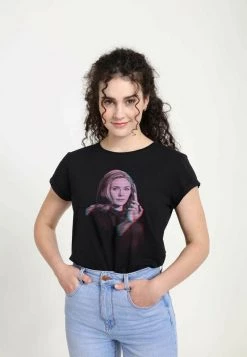 Henry Tiger Damen MARVEL WANDA VIDEO GLITCH OVERLAY - T-Shirt Print - Black -Günstiges Henry Tiger Geschäft cbdaa07b114c4c83b5f3ec3933e4edbc