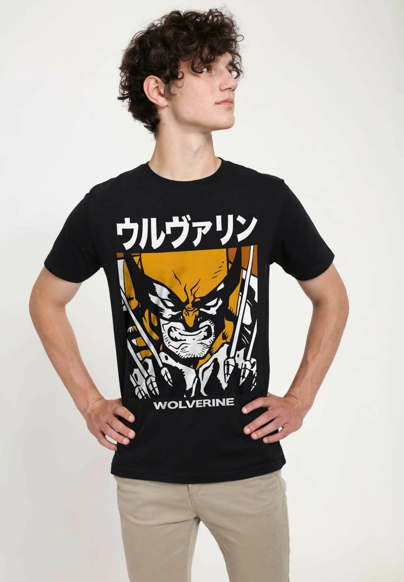 Henry Tiger Unisex MARVEL X-MEN - WOLVERINE KANJI BLOCK - T-Shirt Print - Black 3 Henry Tiger Unisex MARVEL X-MEN - WOLVERINE KANJI BLOCK - T-Shirt Print - Black – Bild 3