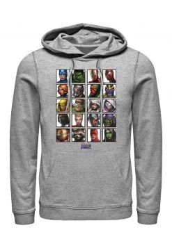 Henry Tiger Unisex Kapuzenpullover - Melange Grey