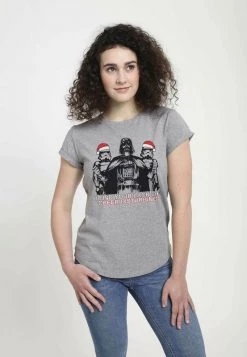 Henry Tiger STAR WARS - T-Shirt Print - Melange Grey | Damen -Günstiges Henry Tiger Geschäft cc745fd1fac040bb9cd63ddaea89c50d