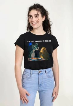 Henry Tiger Damen DISNEY CLASSICS LADY & THE TRAMP - LADY TRAMP MEME - T-Shirt Print - Black -Günstiges Henry Tiger Geschäft cc99a21f295743ccb2eb64db83752e9b