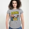 Henry Tiger Damen DISNEY SHOWOFF COMIC TRIO - T-Shirt Print - Melange Grey