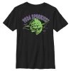 Henry Tiger Unisex STAR WARS YODA SPOOKY KIDS - T-Shirt Print - Black