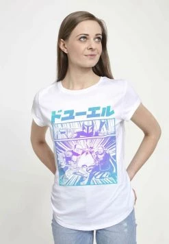 Henry Tiger Damen STAR WARS THE DUEL - T-Shirt Print - White -Günstiges Henry Tiger Geschäft cda078accaf64f99bb84190a3f7789d9