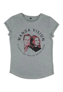 Henry Tiger Damen MARVEL WANDA BADGE - T-Shirt Print - Melange Grey 8 Henry Tiger Damen MARVEL WANDA BADGE - T-Shirt Print - Melange Grey -Günstiges Henry Tiger Geschäft cdb1e30743a345f8bd800a324f5a3755