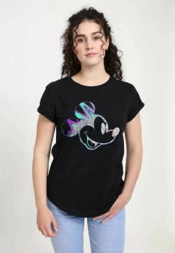 Henry Tiger DISNEY CLASSICS NEON SLICK MICK - T-Shirt Print - Black | Damen