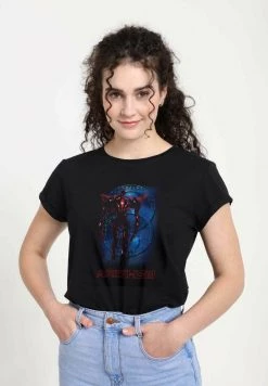 Henry Tiger Damen MARVEL ARISHEM - T-Shirt Print - Black -Günstiges Henry Tiger Geschäft ce4855866fe64cbaa2c4fb6f9a090d23