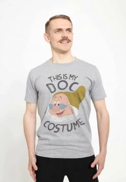Henry Tiger DISNEY SNOW WHITE - DOC COSTUME - T-Shirt Print - Melange Grey | Unisex