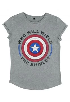 Henry Tiger Damen MARVEL WIELD SHIELD - T-Shirt Print - Melange Grey 8 Henry Tiger Damen MARVEL WIELD SHIELD - T-Shirt Print - Melange Grey -Günstiges Henry Tiger Geschäft cf44dcdec2554a6f8a14598de18565f7