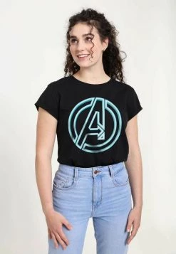 Henry Tiger MARVEL AVENGERS CLASSIC - AVENGERS GLOW ICON - T-Shirt Print - Black | Damen -Günstiges Henry Tiger Geschäft cf51f3354d7f4f34ae6d48ec7d91f03f