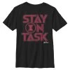 Henry Tiger Unisex MARVEL STAY ON TASK KIDS - T-Shirt Print - Black
