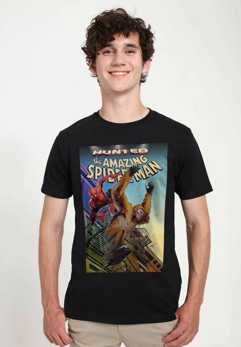 Henry Tiger Unisex MARVEL SPIDER-MAN CLASSIC - HUNTED SPIDER-MAN - T-Shirt Print - Black 1 Henry Tiger Unisex MARVEL SPIDER-MAN CLASSIC - HUNTED SPIDER-MAN - T-Shirt Print - Black