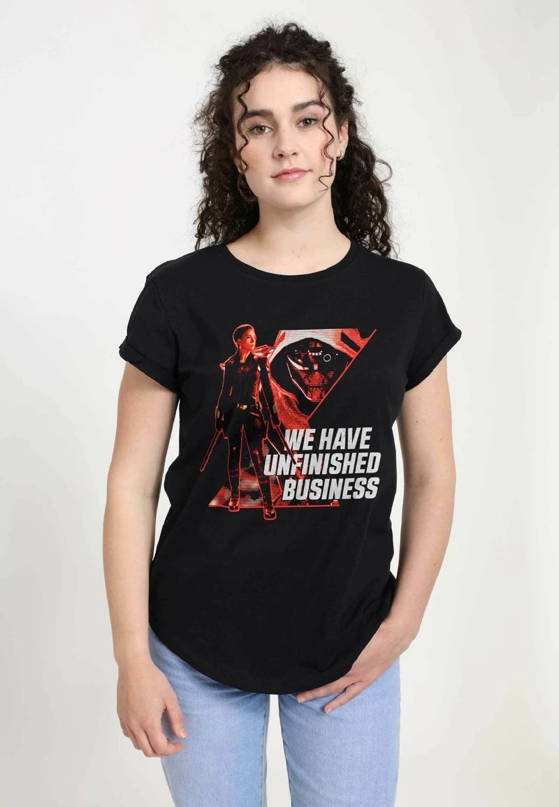 Henry Tiger Damen MARVEL BLACK WIDOW - UNFINISHED BUSINESS - T-Shirt Print - Black 1 Henry Tiger Damen MARVEL BLACK WIDOW - UNFINISHED BUSINESS - T-Shirt Print - Black