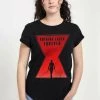 Henry Tiger Damen MARVEL BLACK WIDOW - WIDOW FOREVER - T-Shirt Print - Black