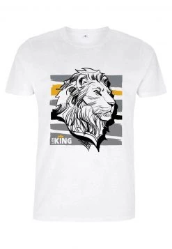 Henry Tiger DISNEY KING - T-Shirt Print - White | Unisex -Günstiges Henry Tiger Geschäft d06e5056f5c9416f9ed0ad27d4866e9b