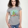 Henry Tiger Damen DISNEY CLASSICS WOMEN'S GREETINGS FROM MOM T-SHIRT - T-Shirt Print - Melange Grey